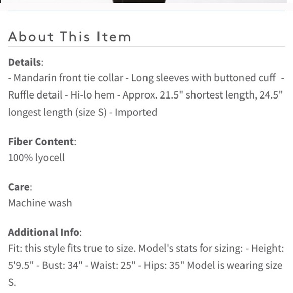 Jachs Girlfriend Ruffled Tie neck blouse - Picture 4 of 4